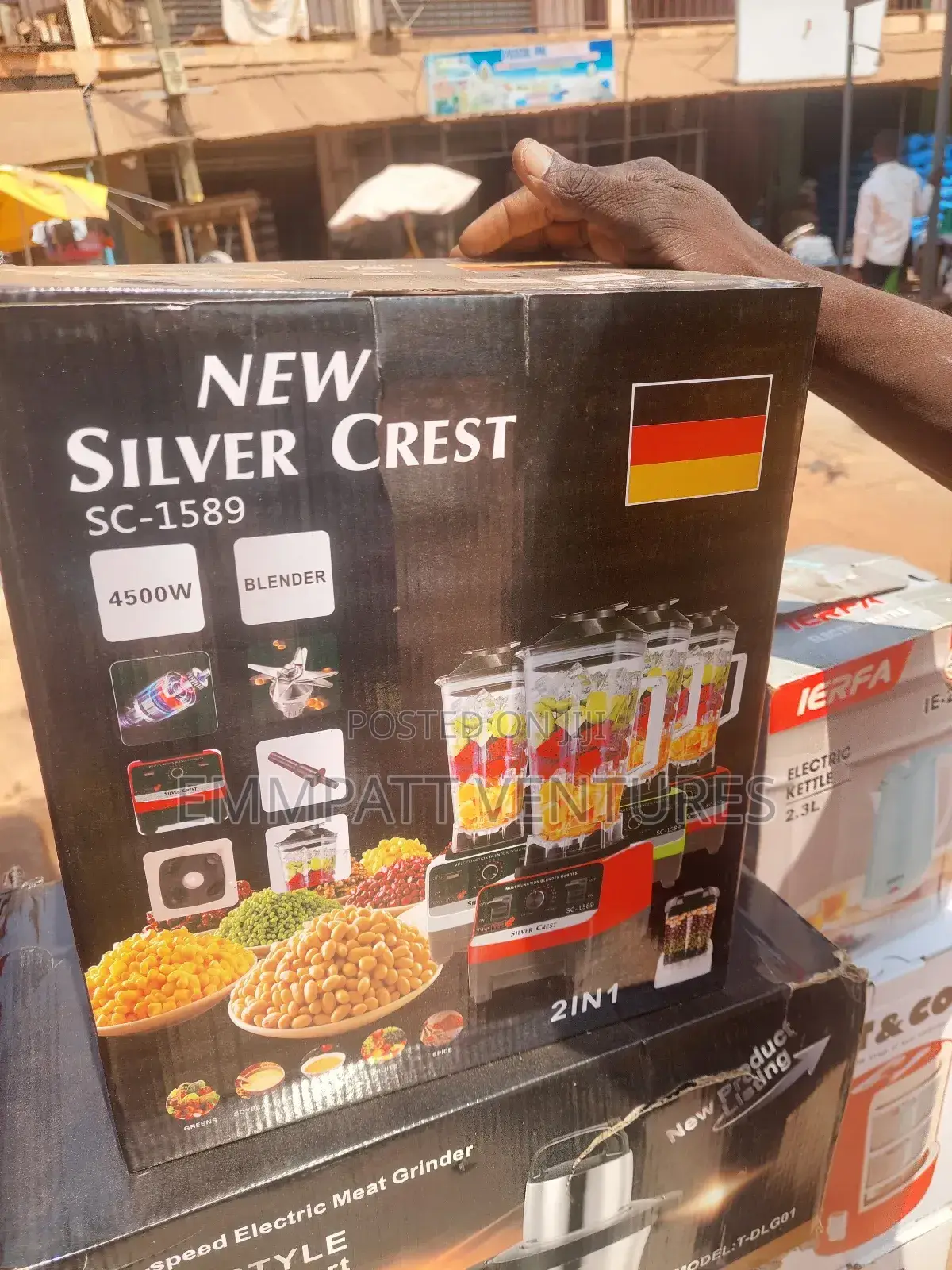 2 in 1 Silver Crest Commercial Blender