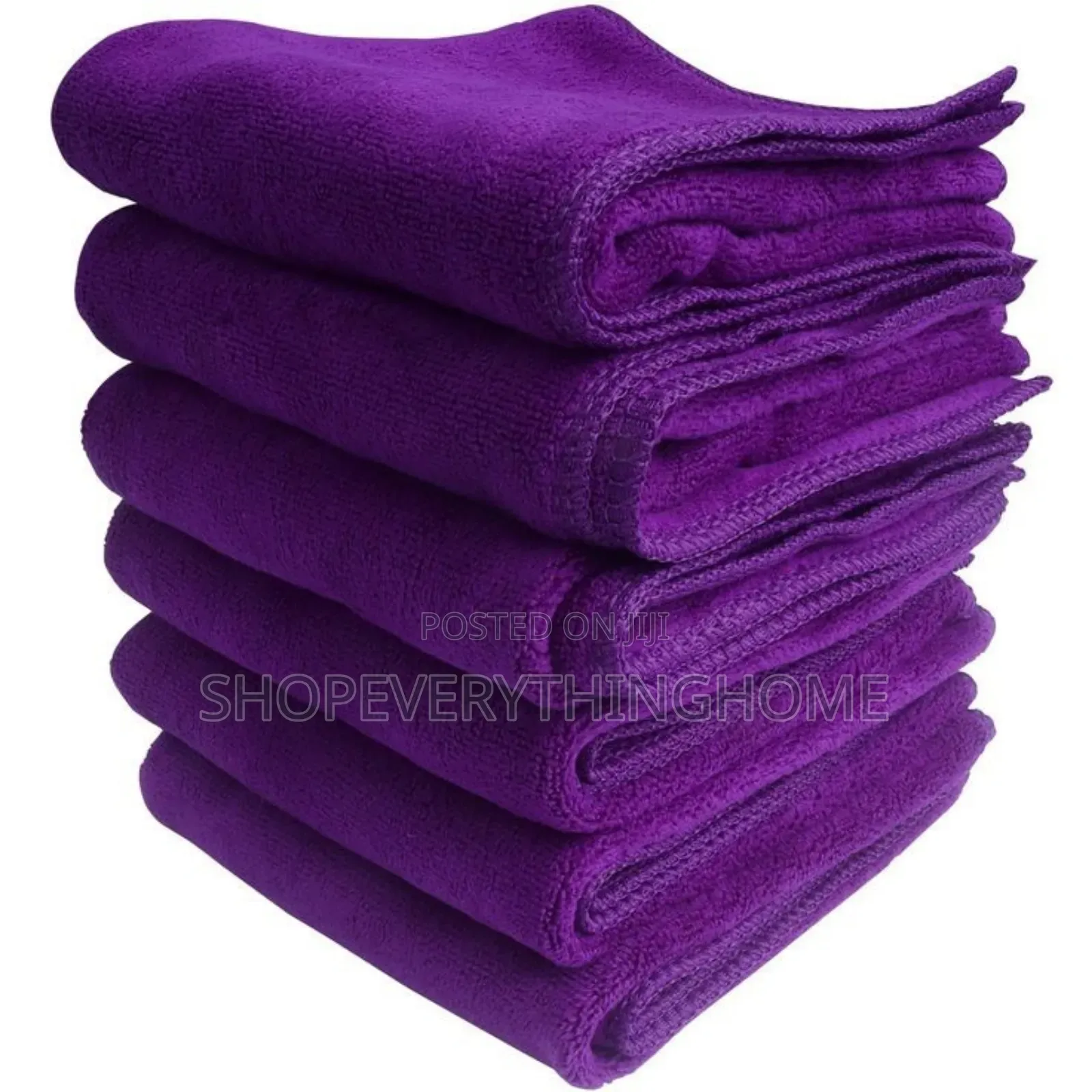 Microfiber Cleaning Towels Purple/Brown Colors