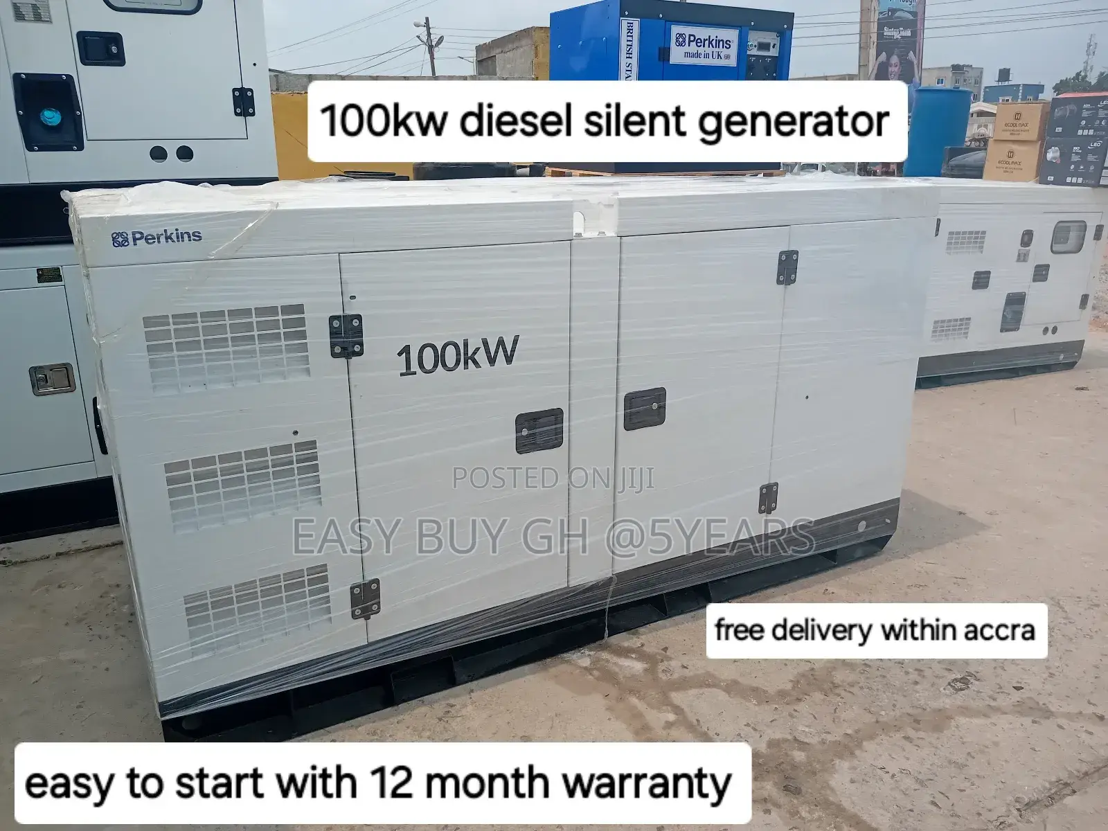 Grand Perkins Silent 100kw Generator Uk Made 100kva