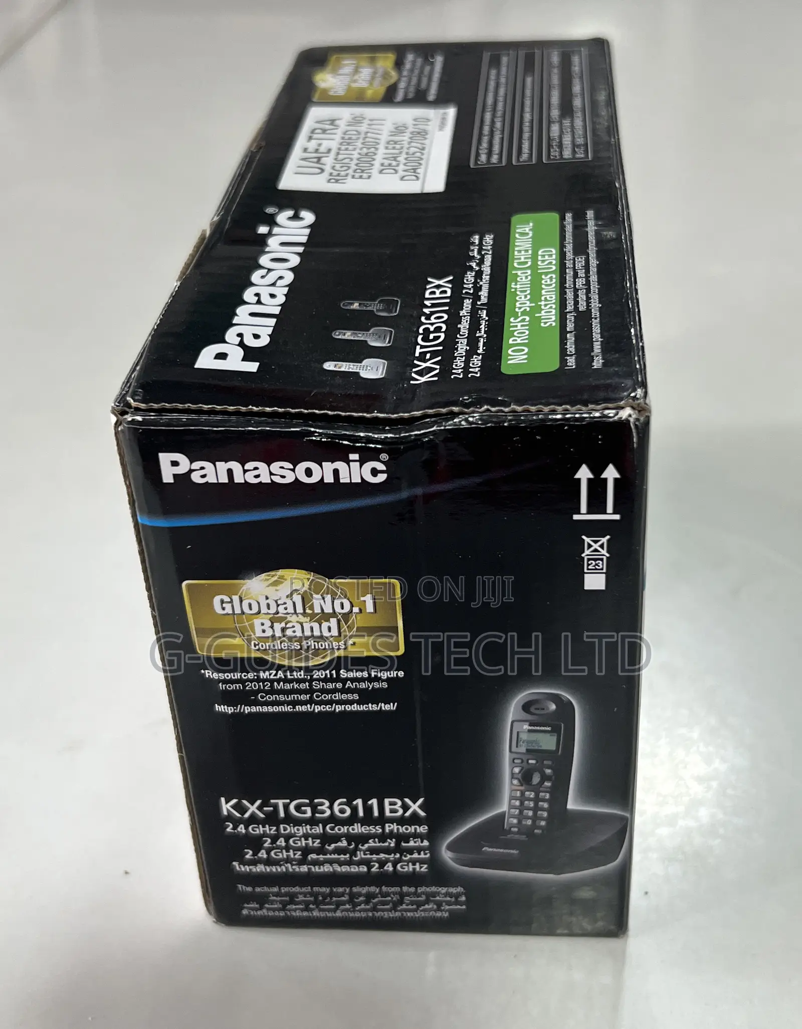 Panasonic 2.4ghz Digital Cordless Phone KX-TG3611BX