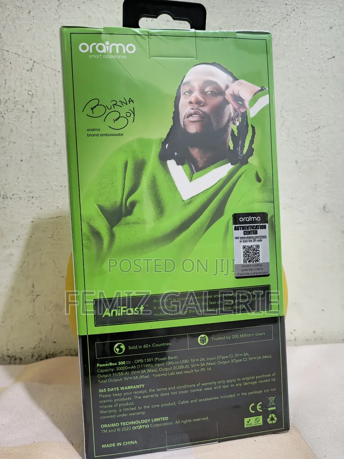 Oraimo Powerbox 300 Lite, 30000mah Power Bank