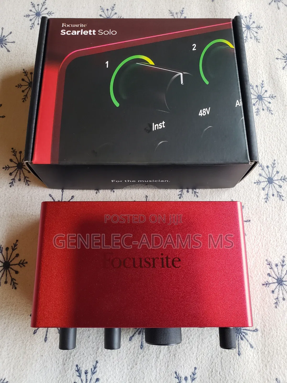 Original Focusrite Scarlet Solo 4th Generation