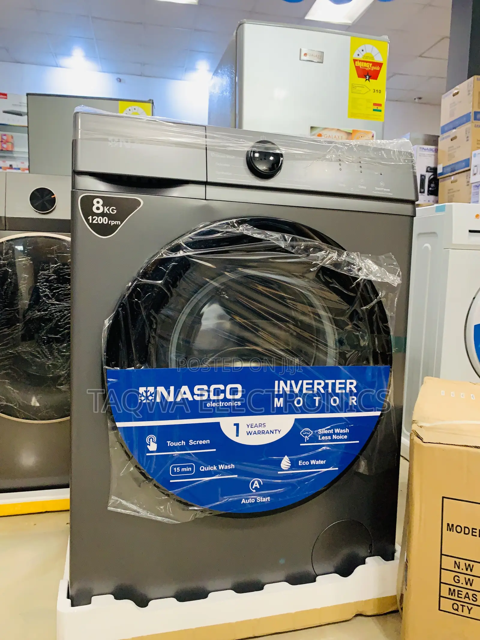 Great! Nasco 8.0kg Inverter Front Load
