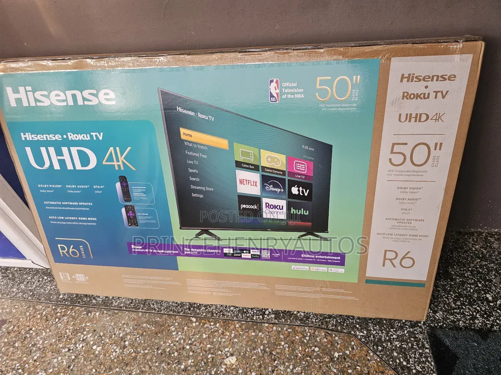Hisense 50" R6 Series UHD Smart TV (50R6030N 2024 Model)