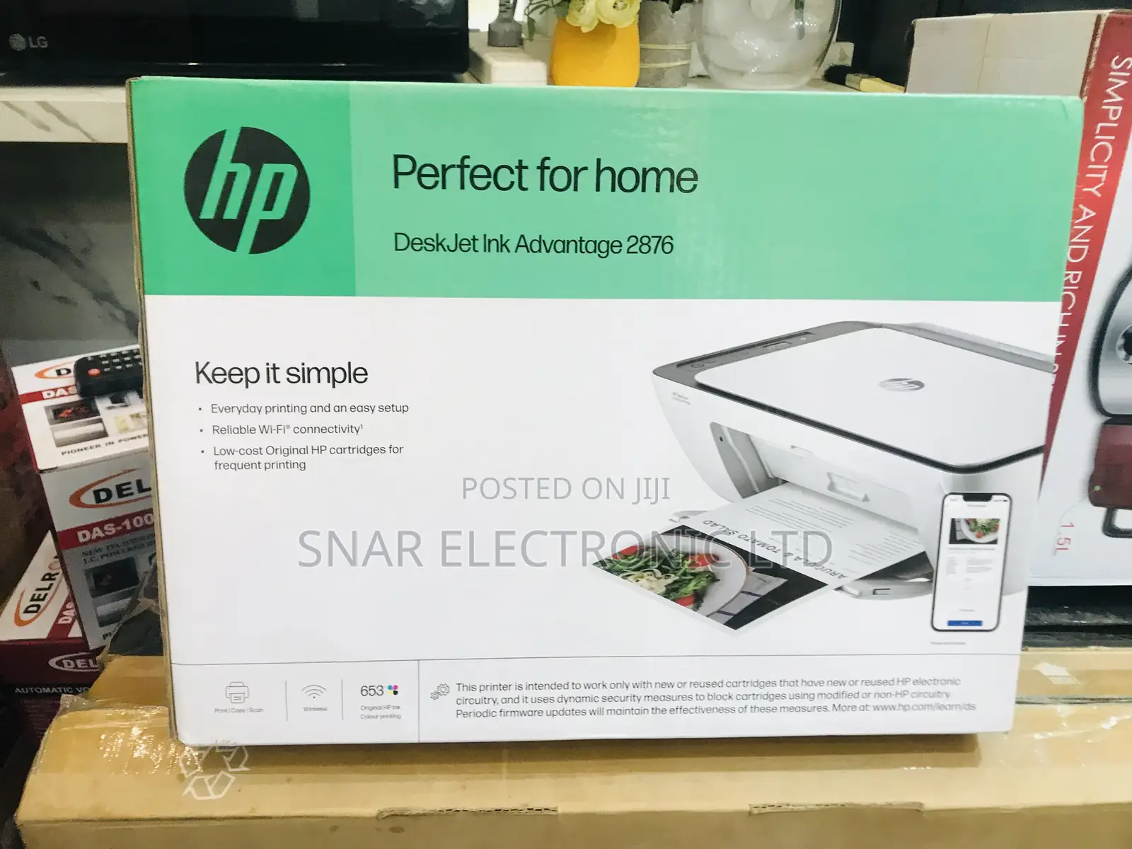 Order Hp Deskjet 2876 All in One Coloured Printer
