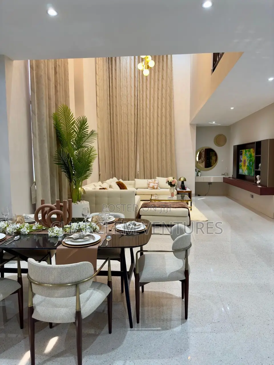 Furnished 4bdrm House in Charclem Ventures, East Legon for sale