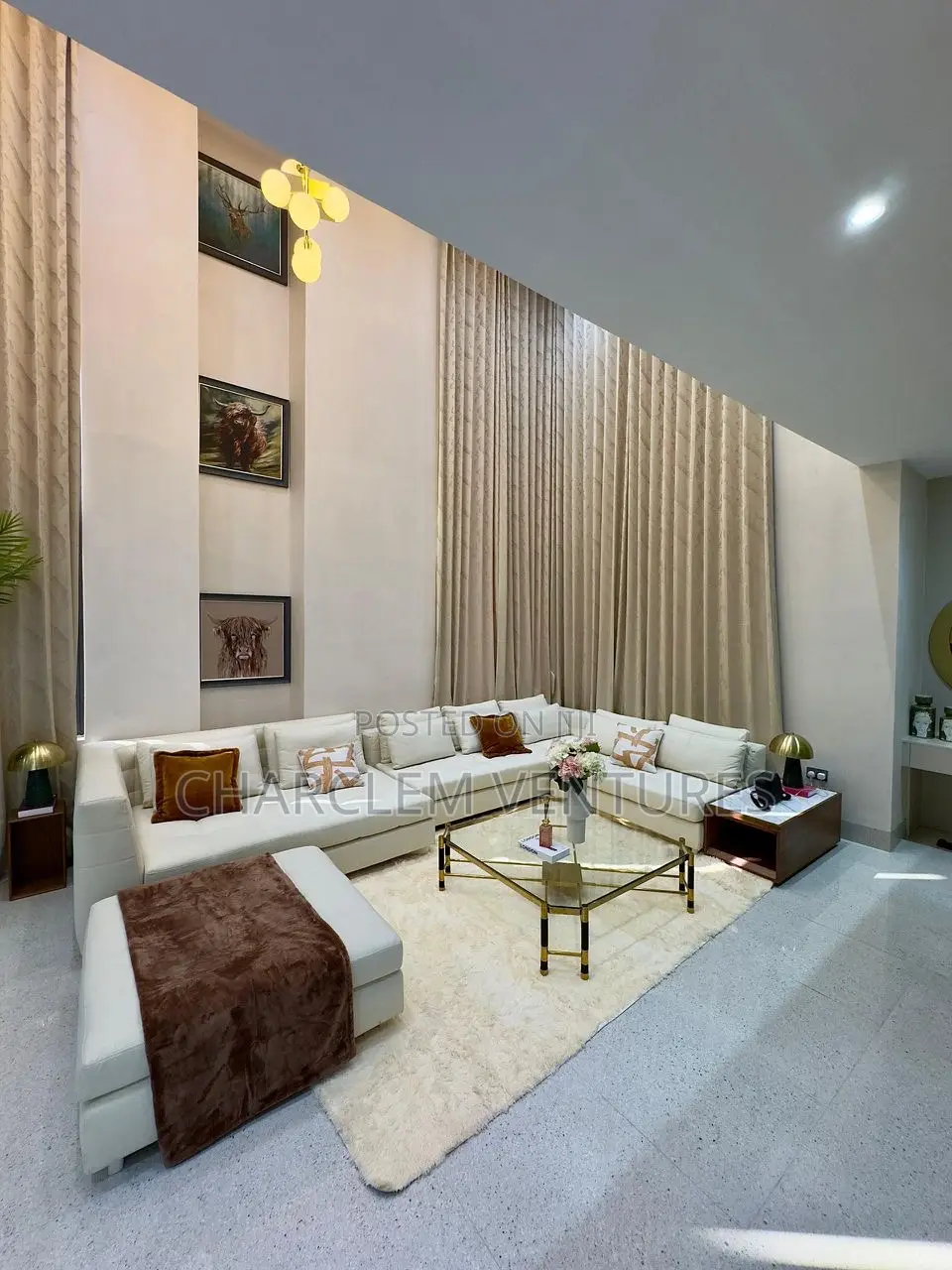 Furnished 4bdrm House in Charclem Ventures, East Legon for sale