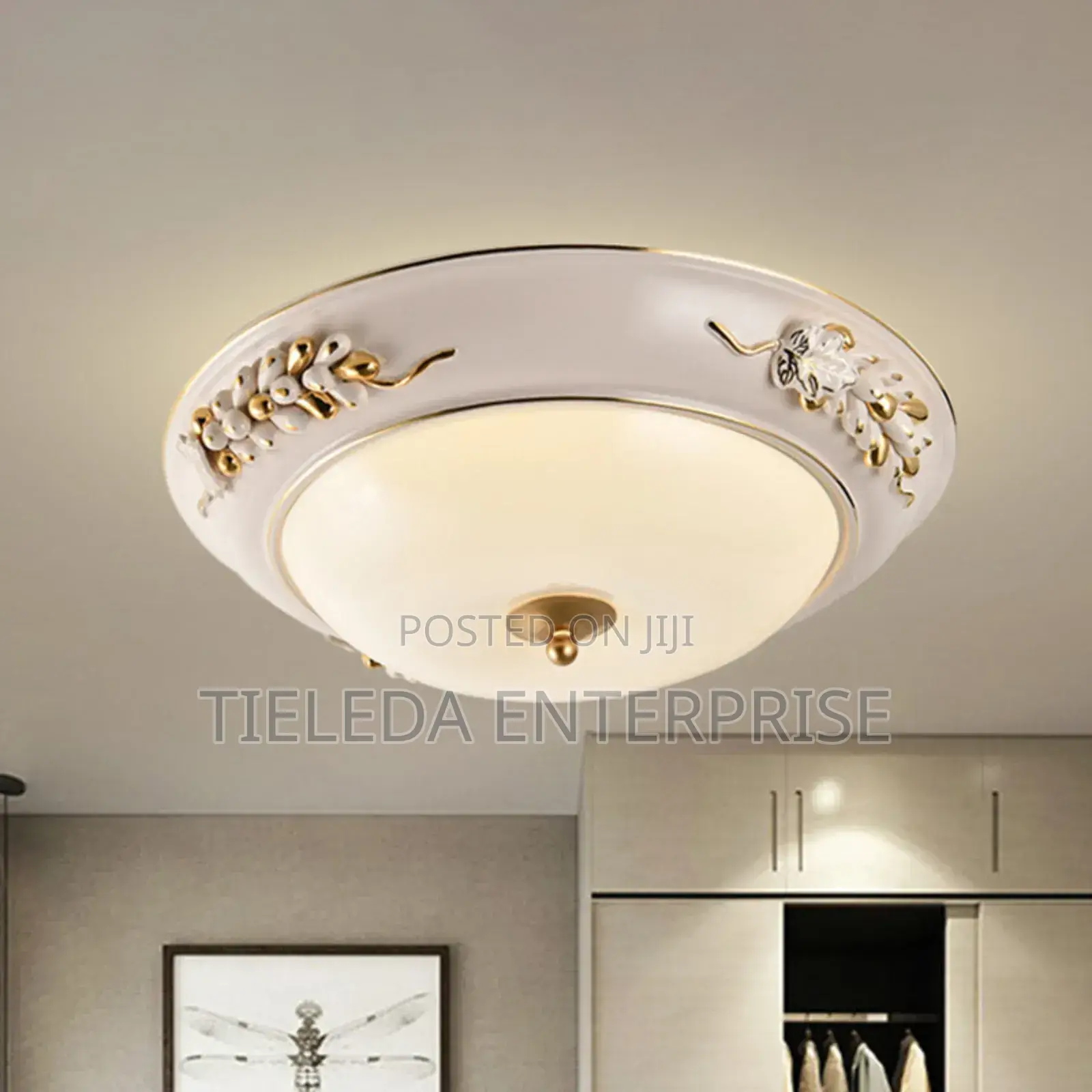 Vintage Ceramic Ceiling Light
