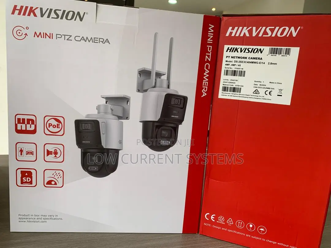 Hikvision Camera PTZ 4mp Network Camera Ip Zoom Wifi Tandemvu PTZ