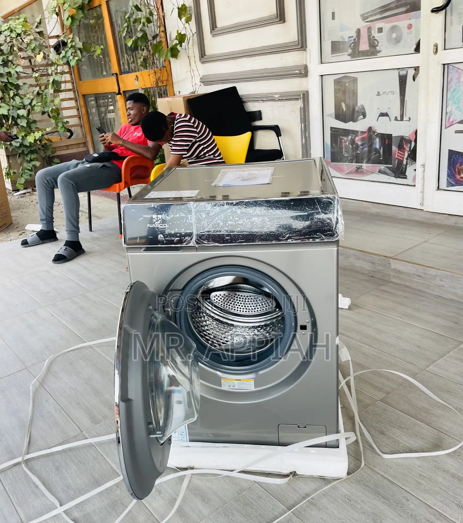Powerful Performance Nasco 11kg Washing Machine(Silver).