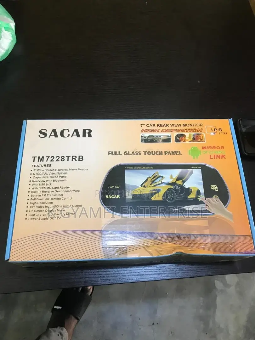 Sacar Mirror Monitor/Usb/Sd/Bluetooth/Fm