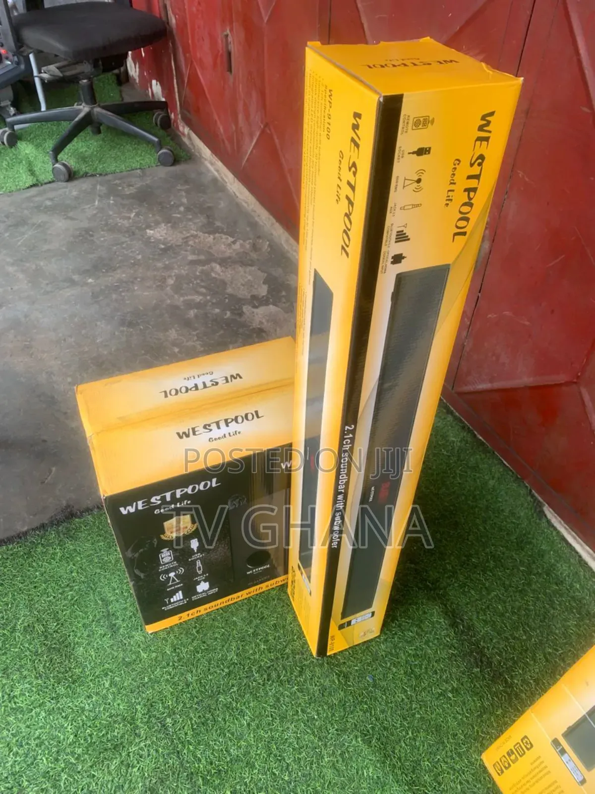 Westpool Soundbar With Subwoofer Bluetooth Soundbar Woofer