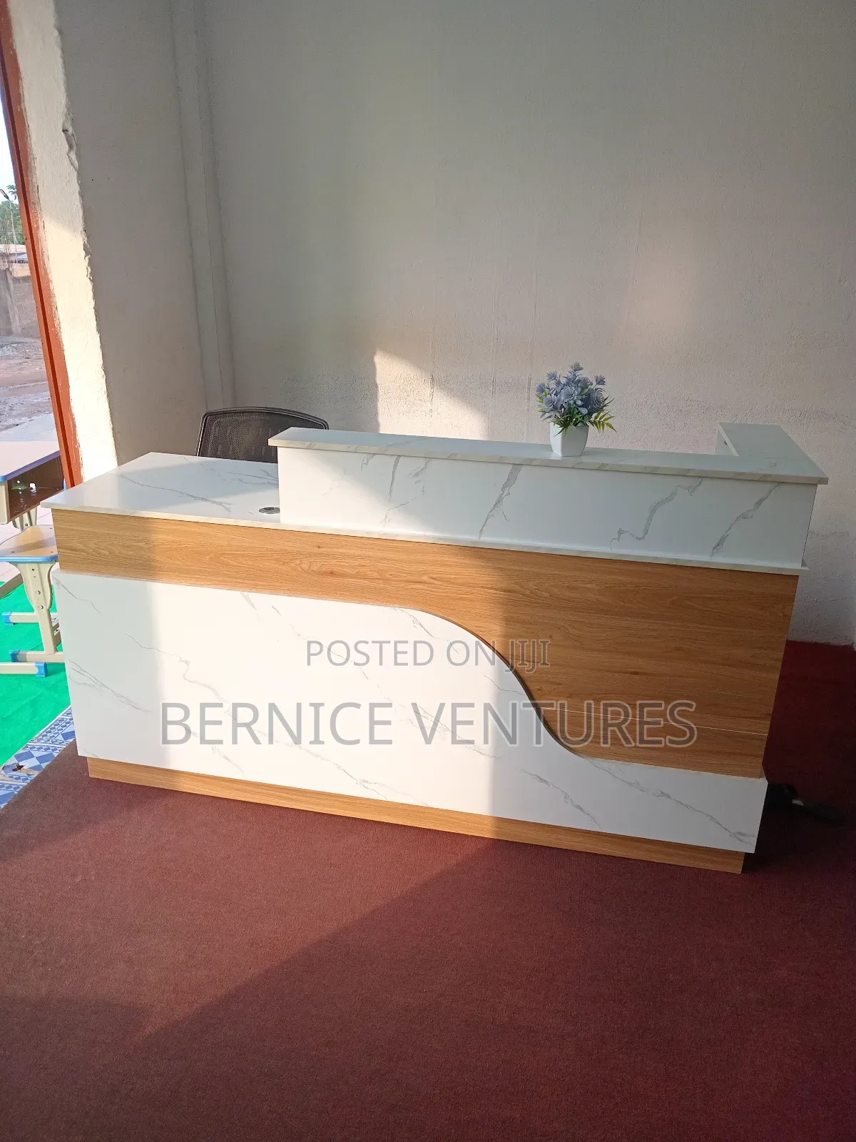 Curved Reception Desk