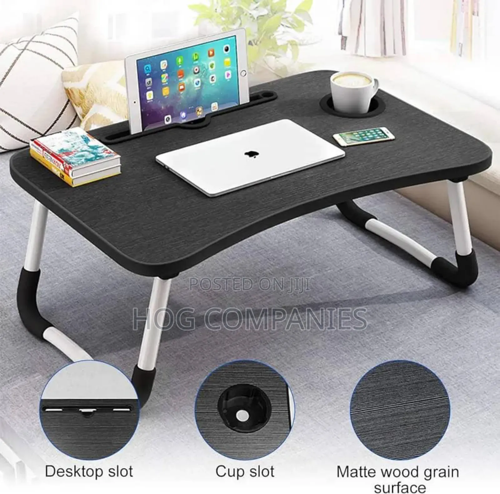 Foldable Bedtop Laptop Usb Table With Drawer -Fast Delivery in 2hrs