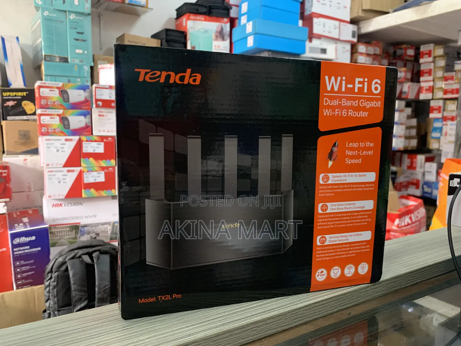 Tenda Ax1500 Dual-Band Gigabit Wi-Fi 6 Router