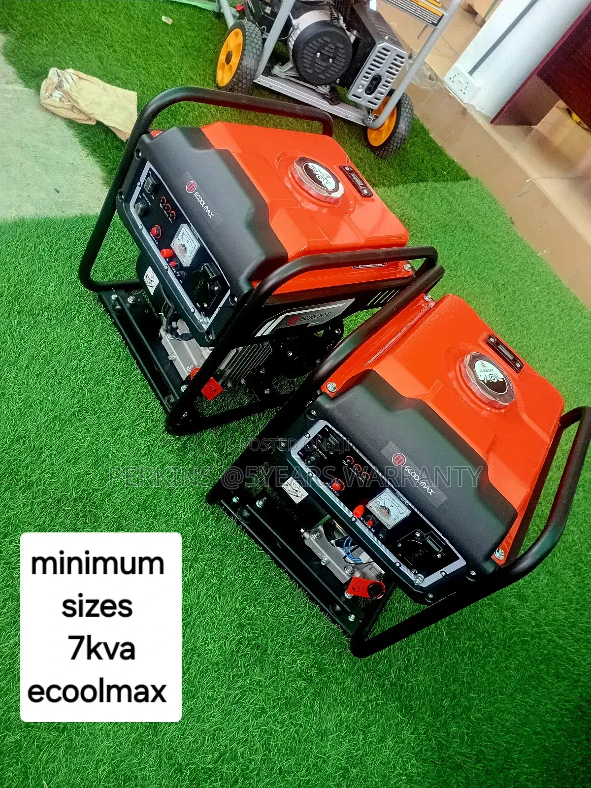 Super Efficiency 7kva Ecoolmax 8000wats Generator 7kva Made