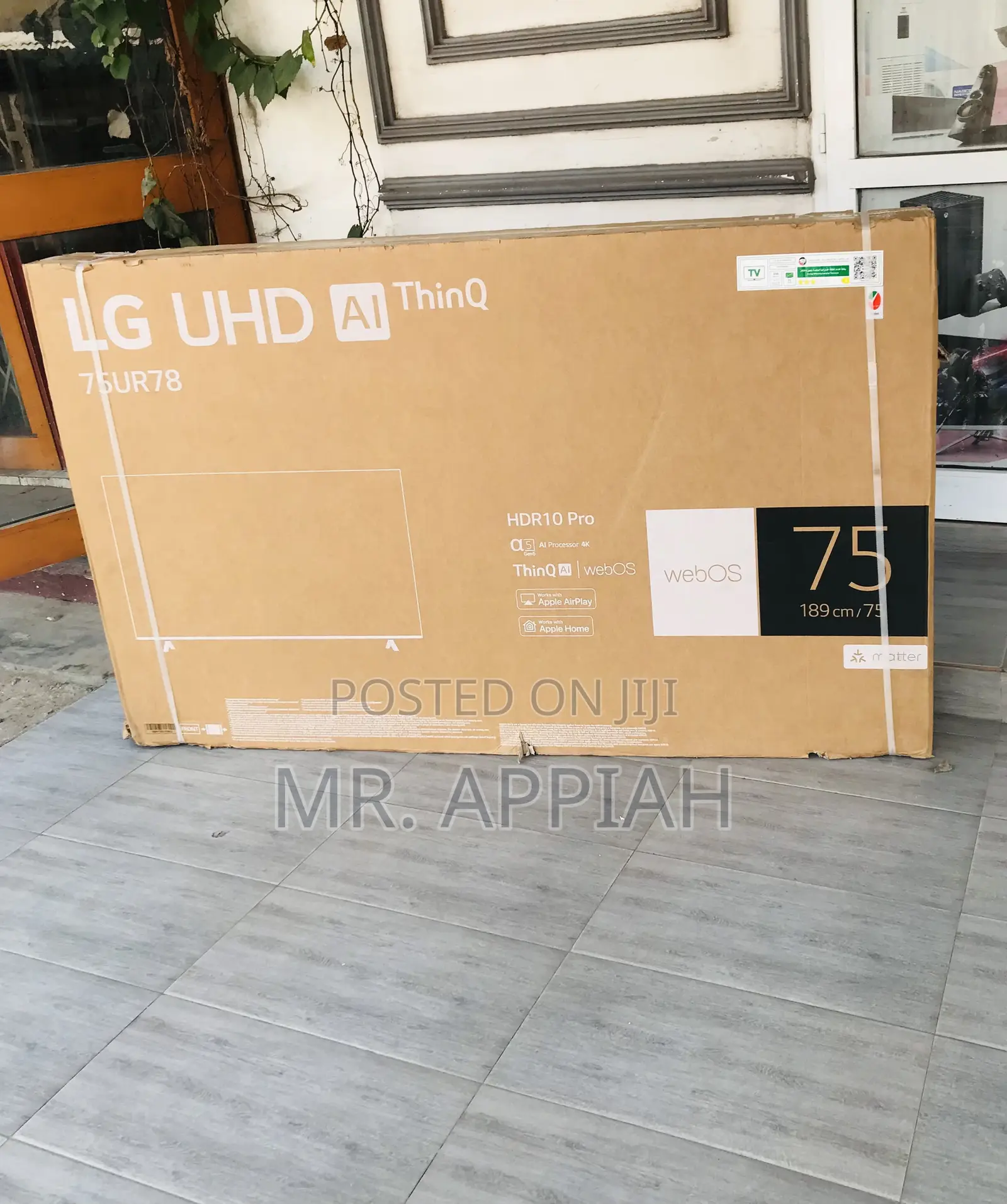 Unique Lg 75ur78 75” Uhd Smart Screen Television.