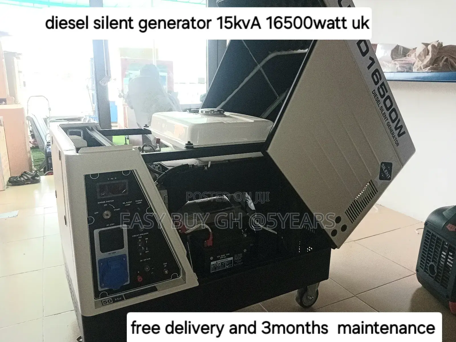 Second to None UK-D Silent 15kva 16500watt Diesel Gen 15kva