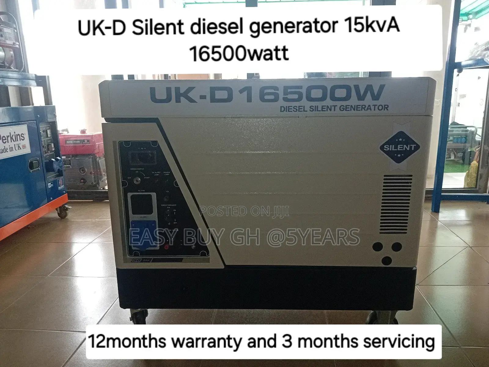 Second to None UK-D Silent 15kva 16500watt Diesel Gen 15kva
