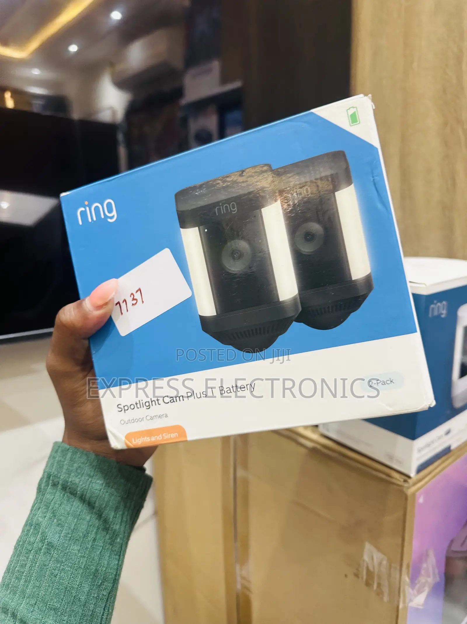 Crystal Clear Ring 2 in 1 Sportlight Cam Plus/ Battery