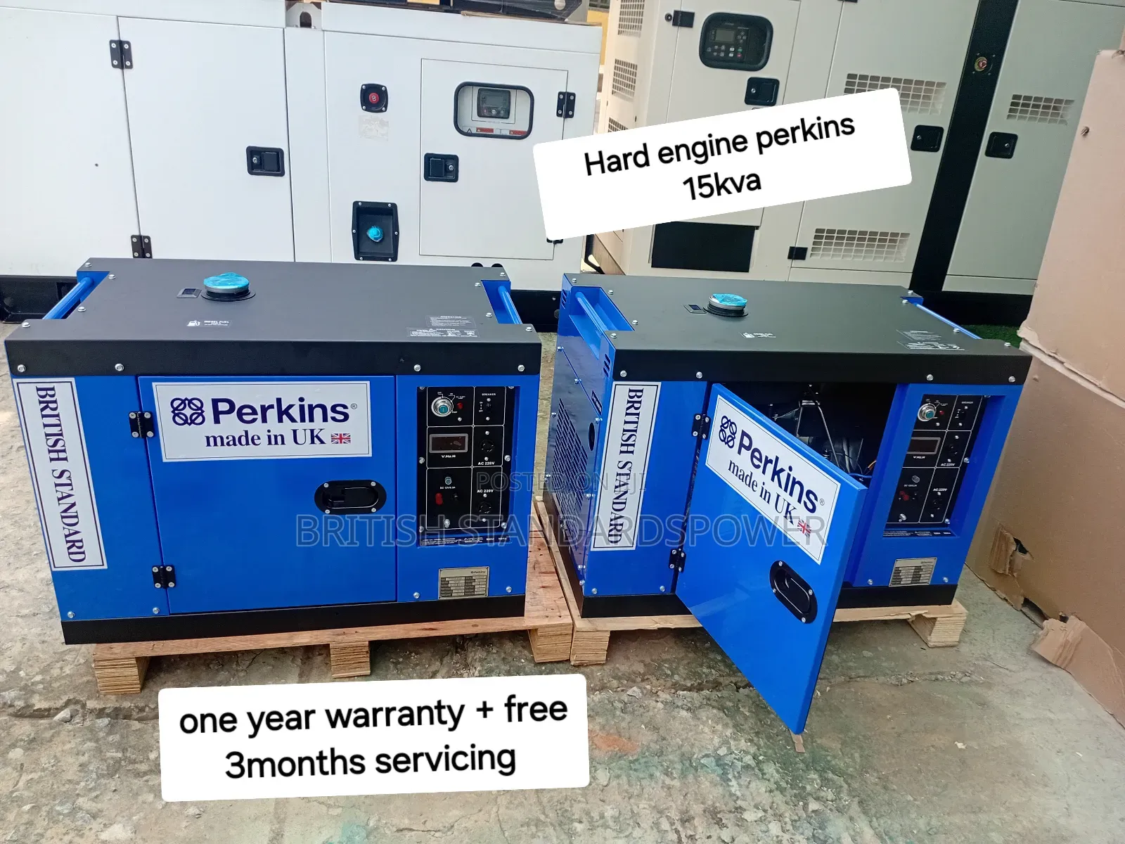 Service Support Perkins Diesel Engine 15kva 16500watt