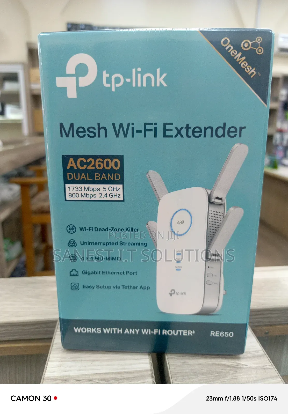 Mesh Wifi Extender Ac2600 Dual Band Re650 Range Extender