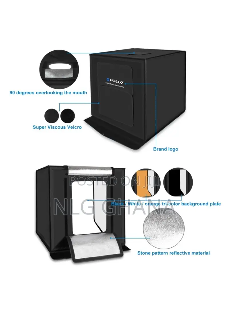 Puluz Pu5060 60cm Photography Studio Soft Light Box With Int
