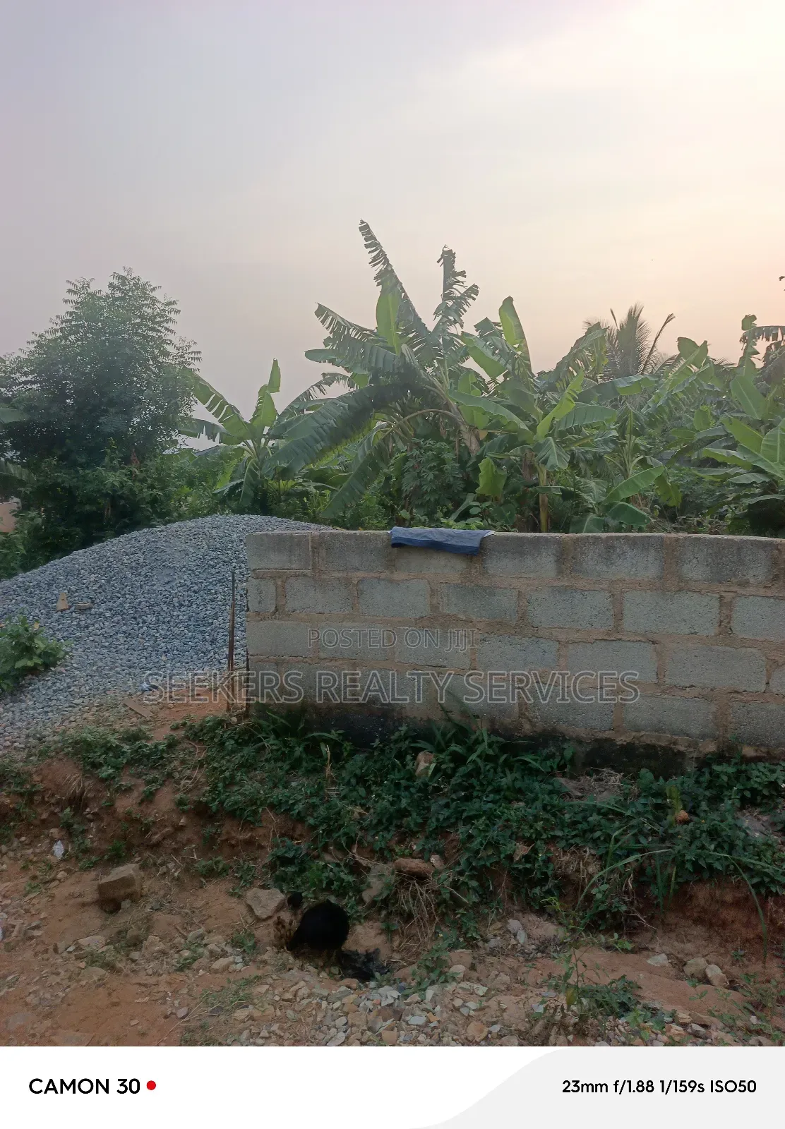 Uncompleted Building on Half Plot of Land for Sale Abokobi