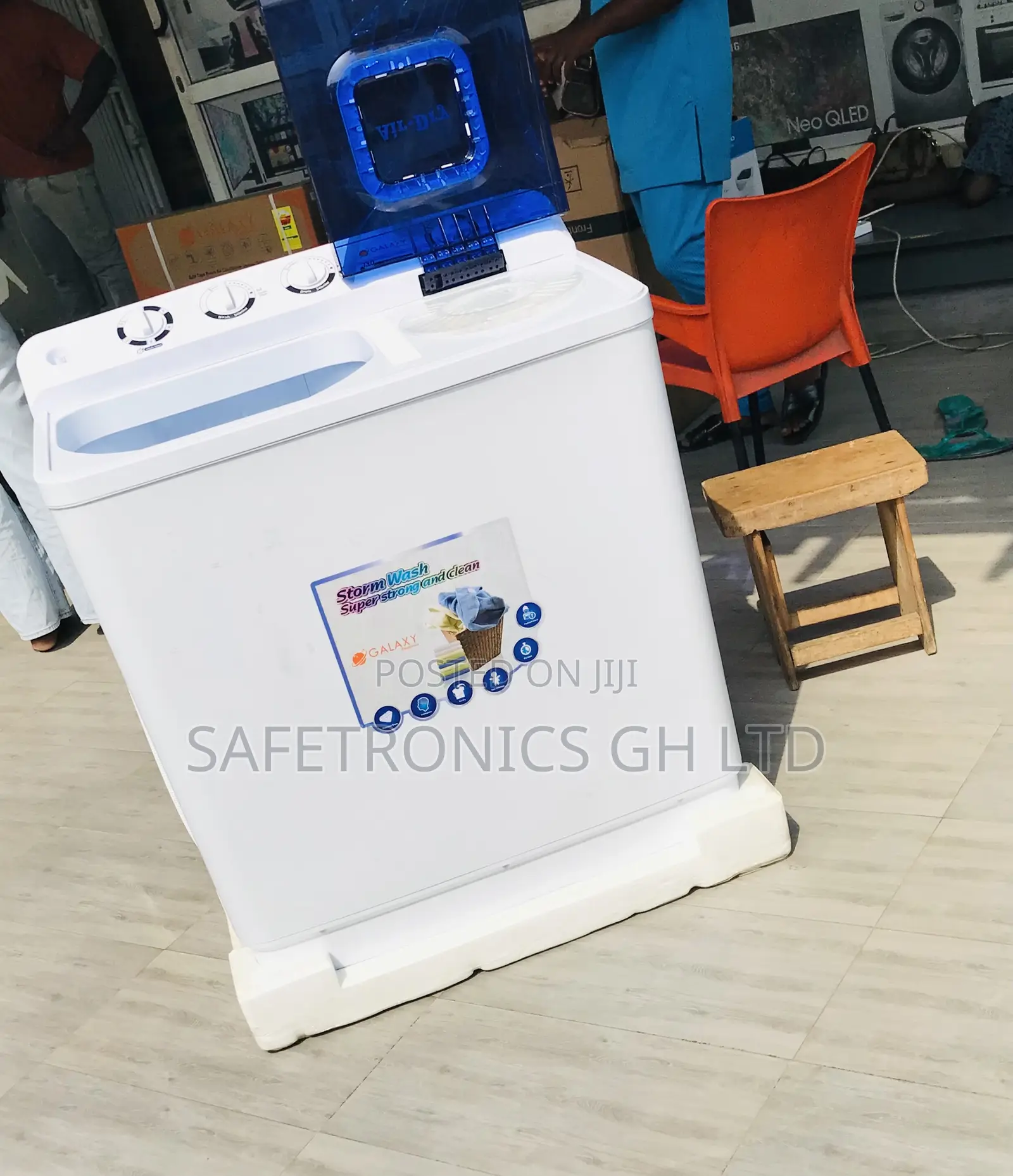 11kg Topload Semiauto Galaxy Twintub Essential Washer