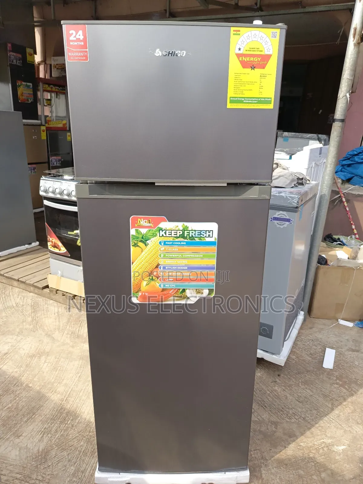 Quality Chigo Crt24(208ltrs Double Door Fridge