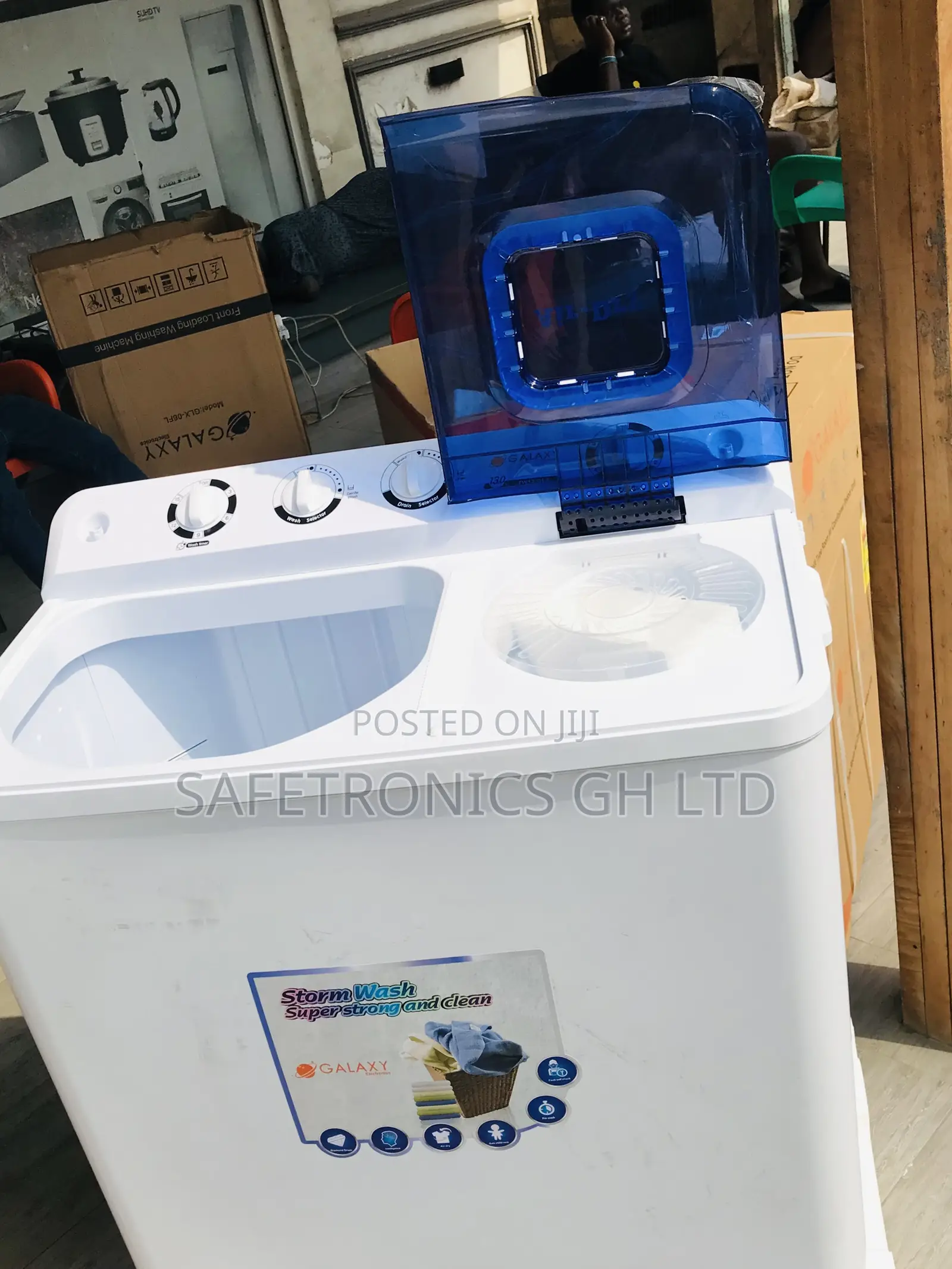 Fast Spin Galaxy 11kg Topload Semiauto Washingmachine