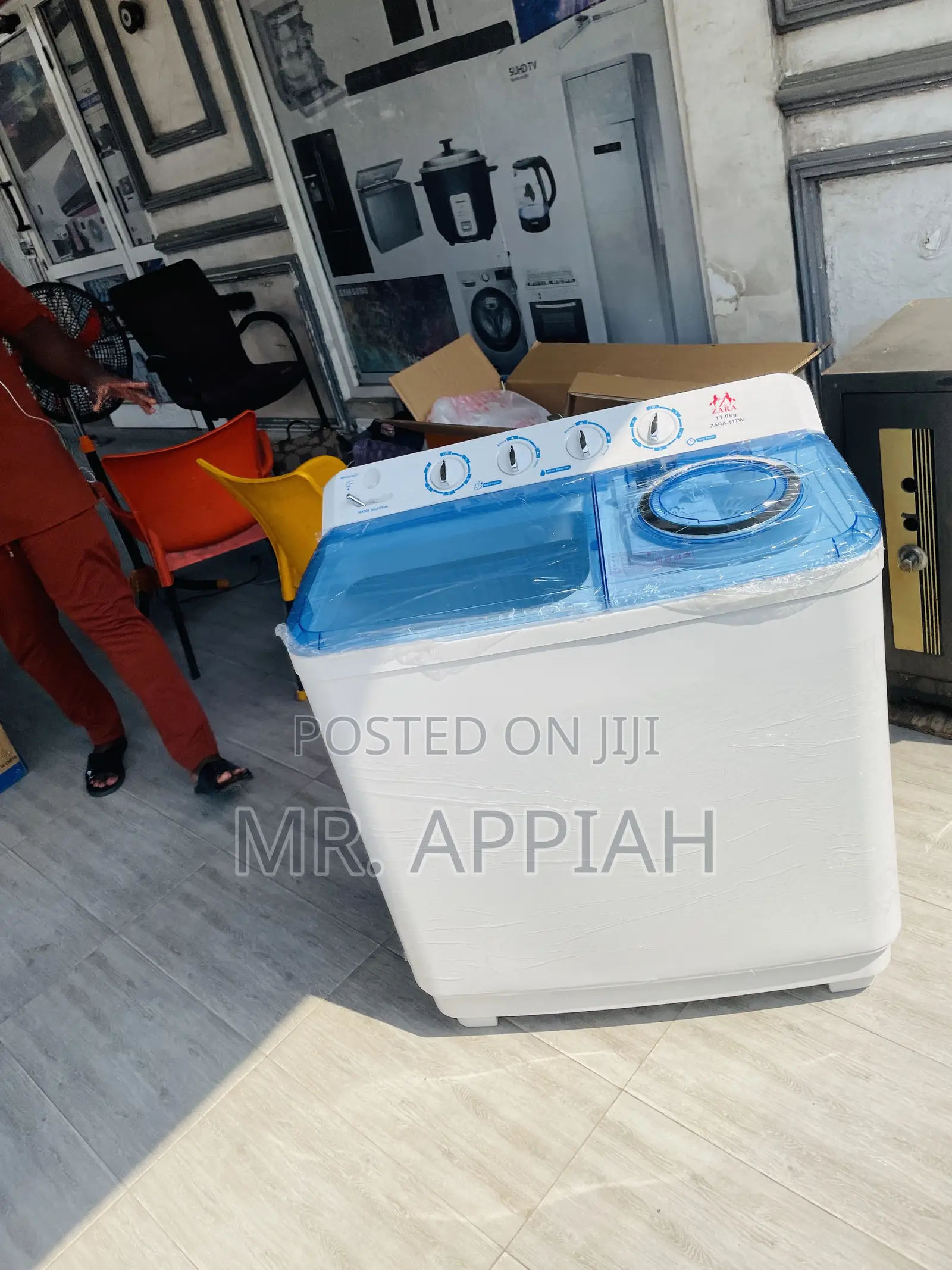 Laundry Made Easy With Zara 11kg Twin Tab Washing Machine.