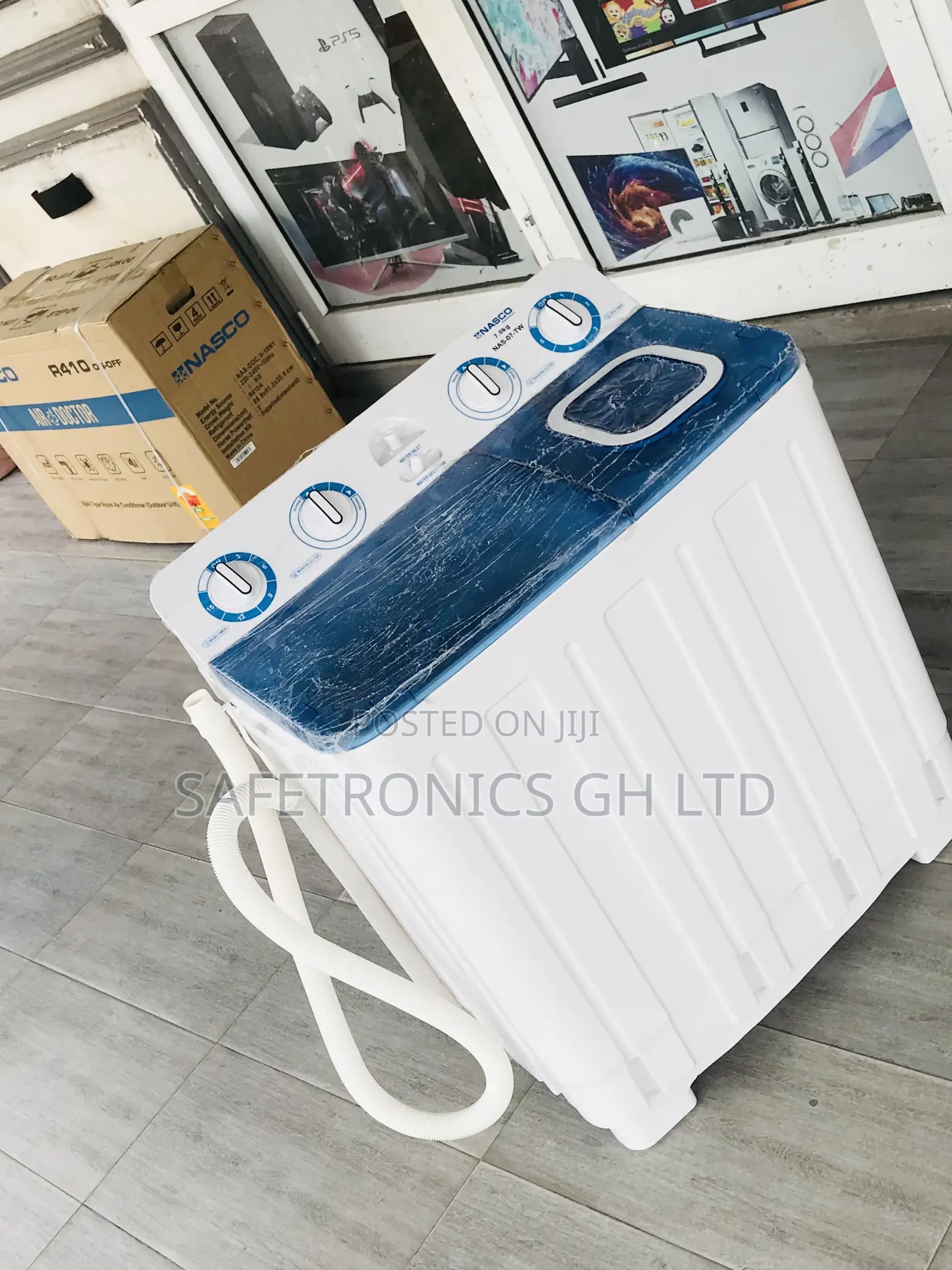 Semiauto White Twintub Nasco 7kg Original Waaher