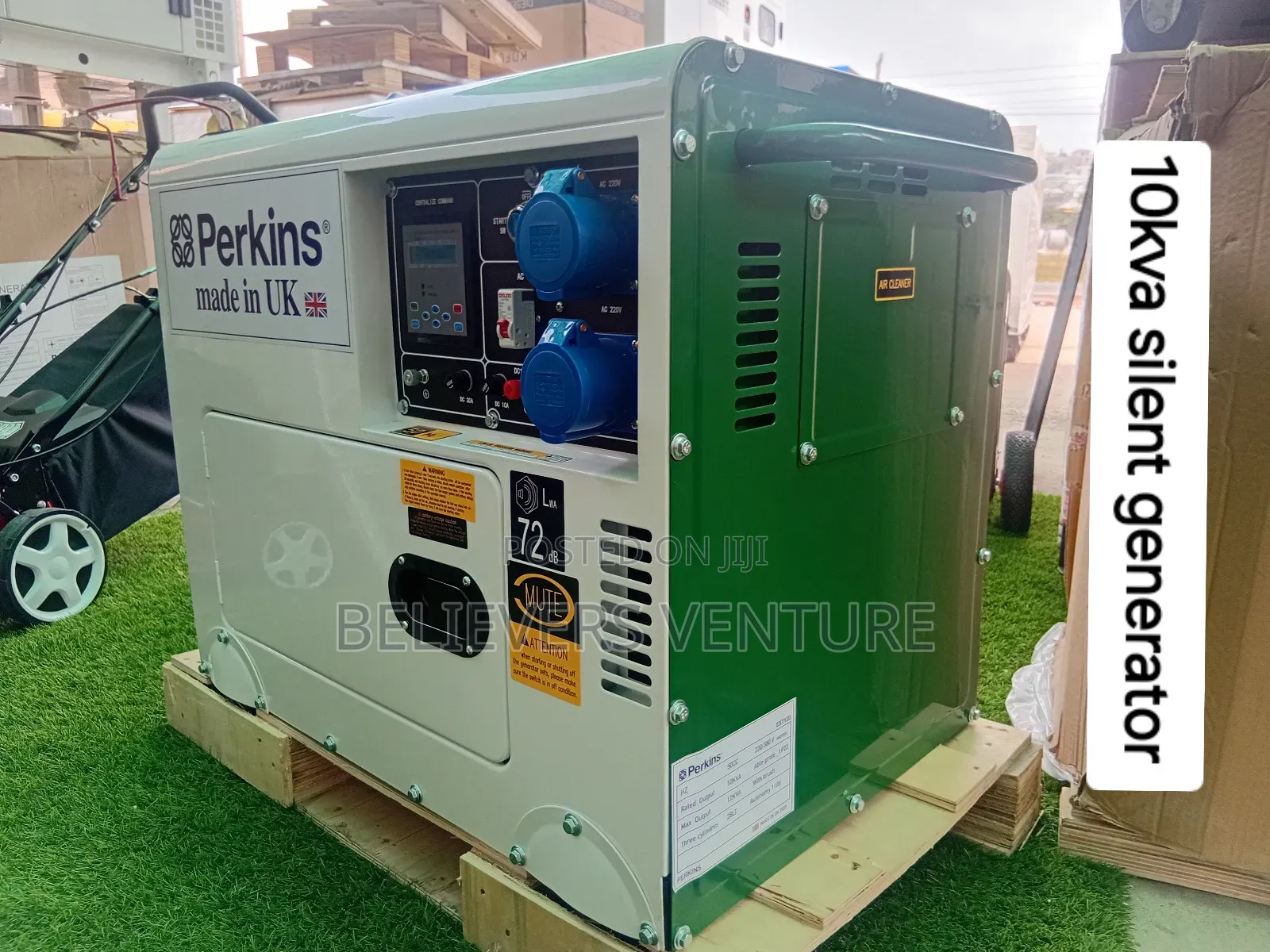 Uk - 10kva Perkins Silent Generator 13000watt Reliable