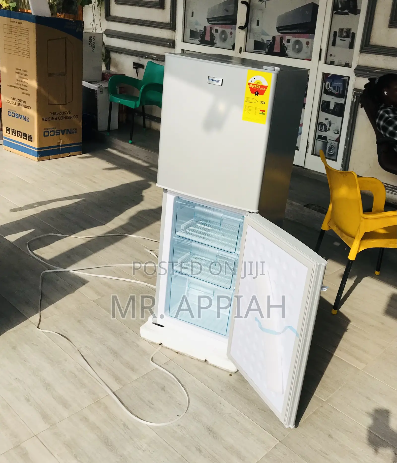 Purchase Unique Nasco Nas2-18fl. 136L 2 Door Fridge(Silver)