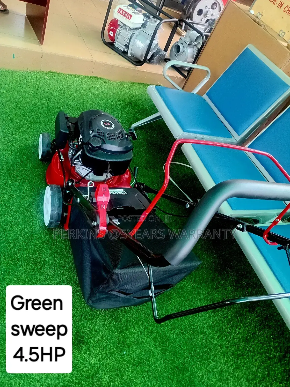 Green Sweep 4.5HP Ecoolmax Pertol Mower Japan Model Made In
