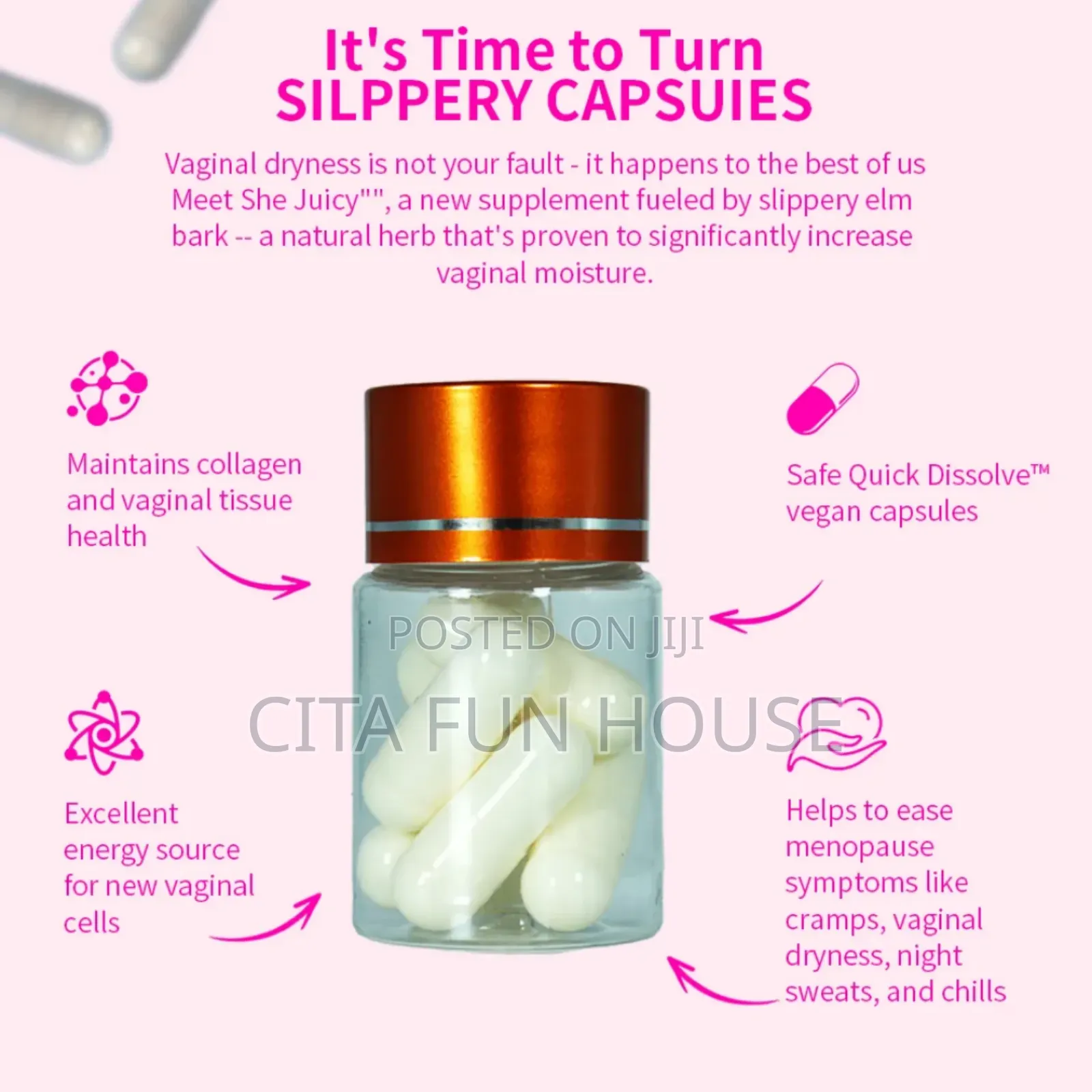Dripping Pills for Vaginal Wetness