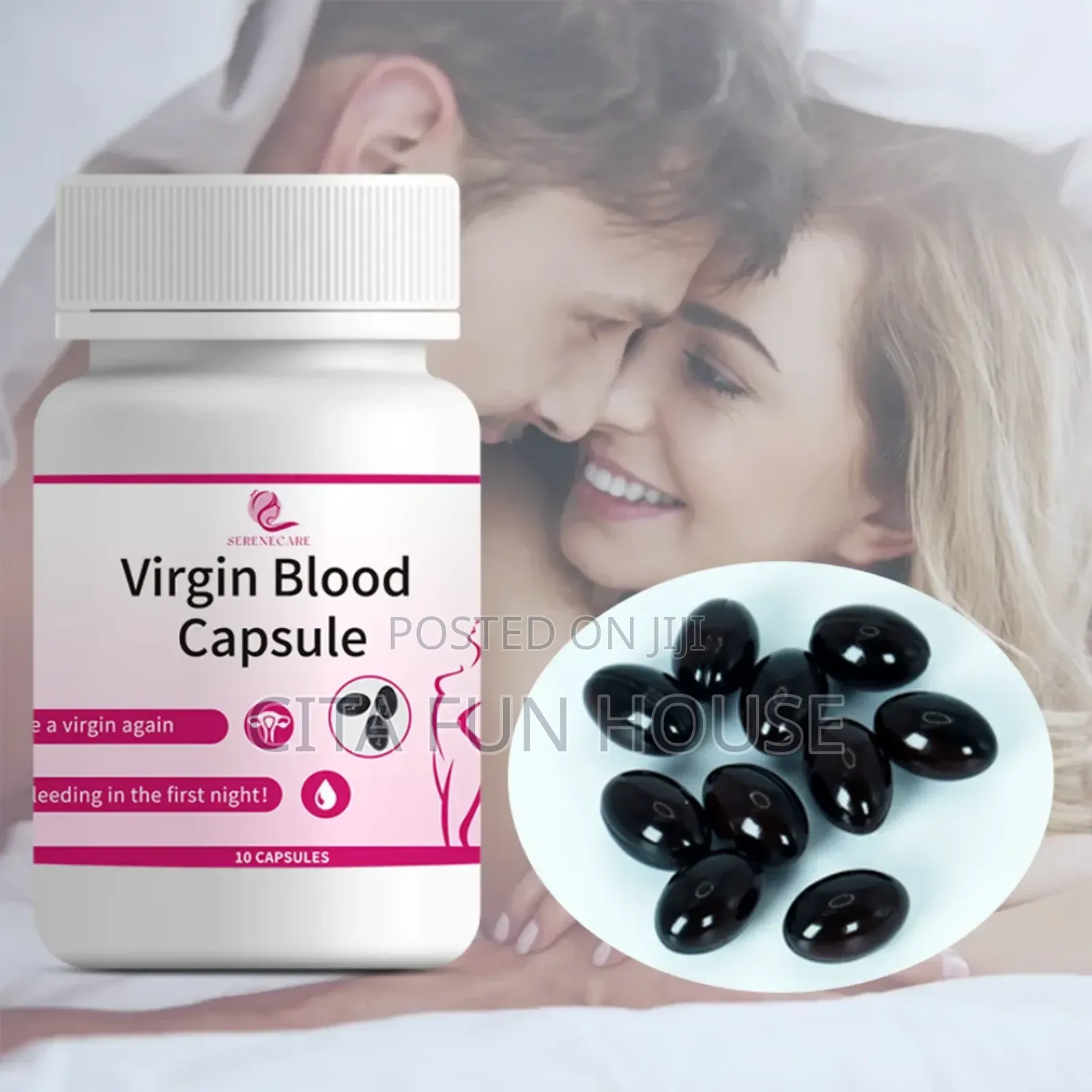 Artificial or Fake Virgin Blood Capsules