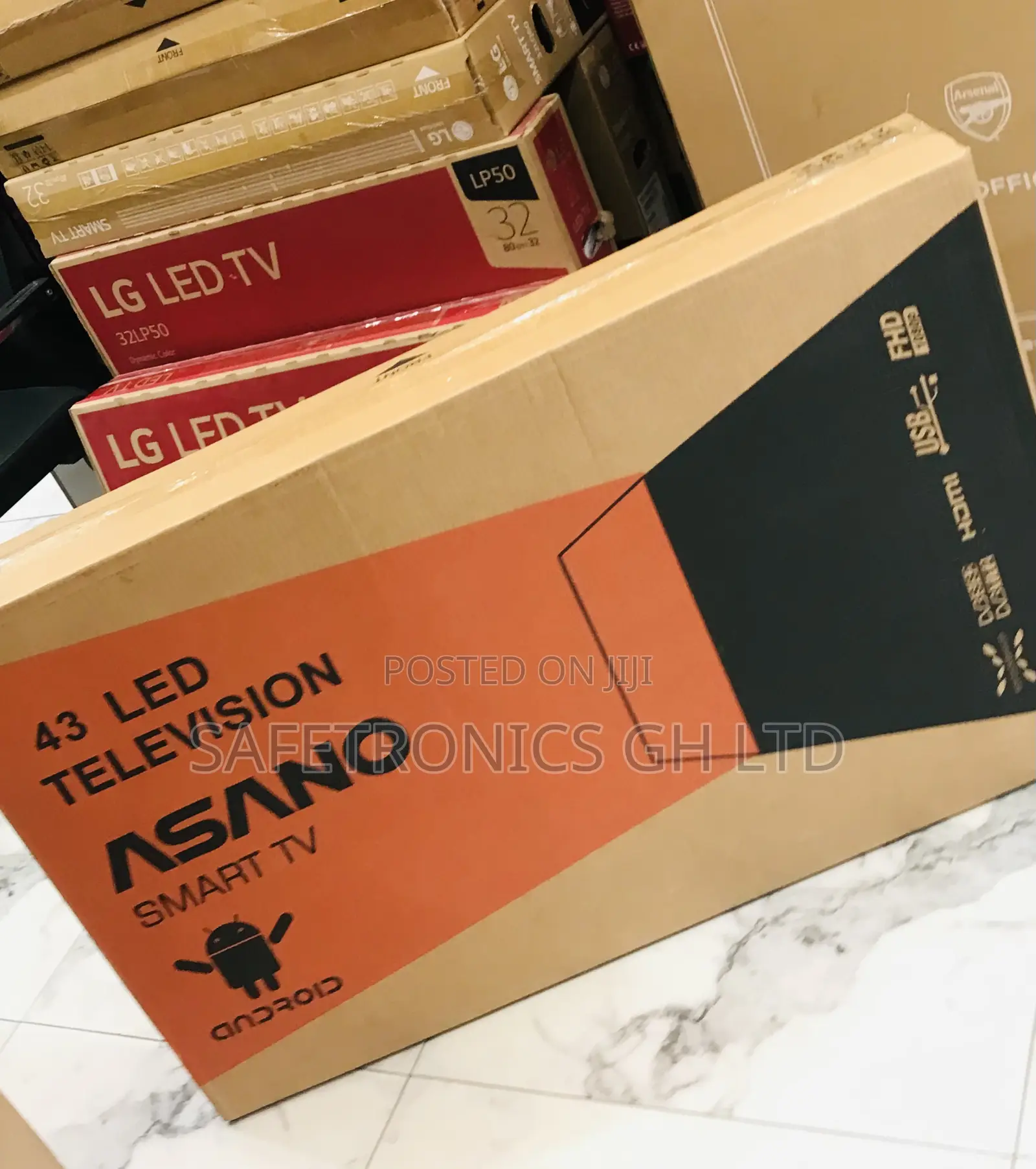 HDMI Dynamic Asano 43 Inch Smartscreen Led Android Tv