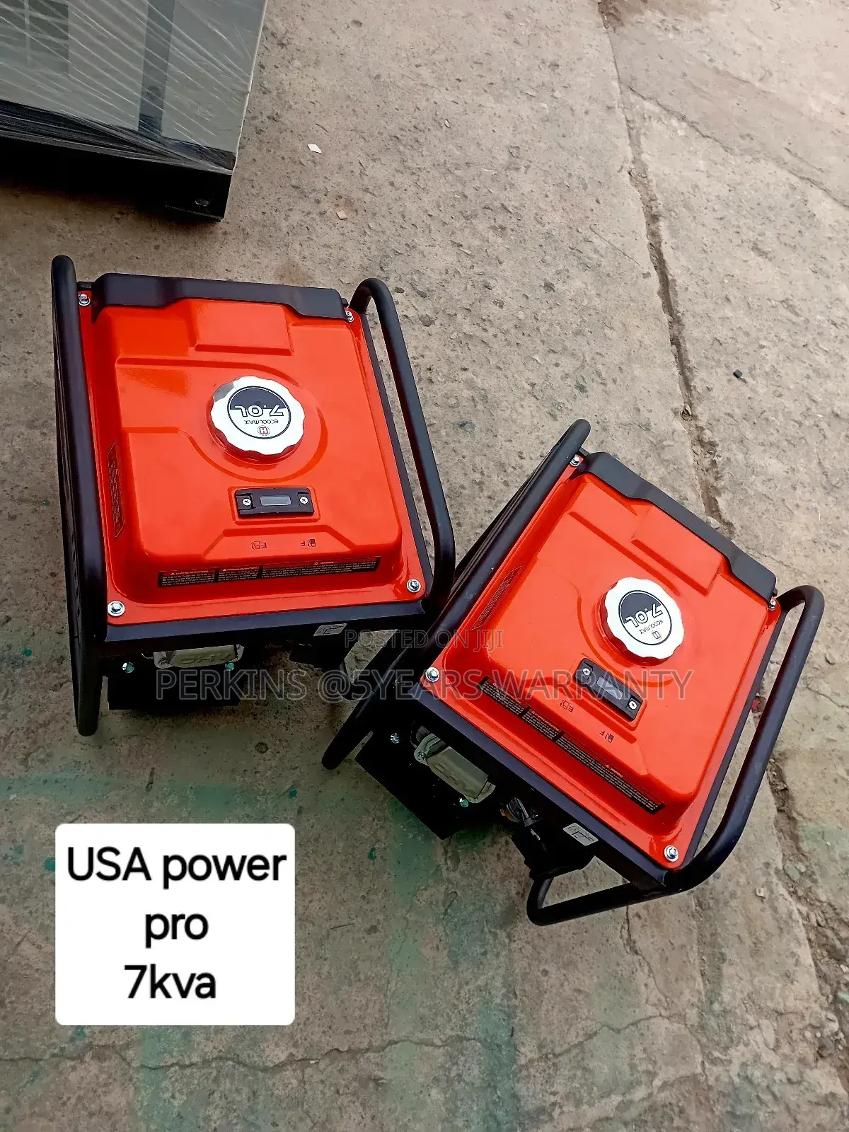 Usapower Pro 7kva Ecoolmax 8000wats Pertrol Generator 7kva