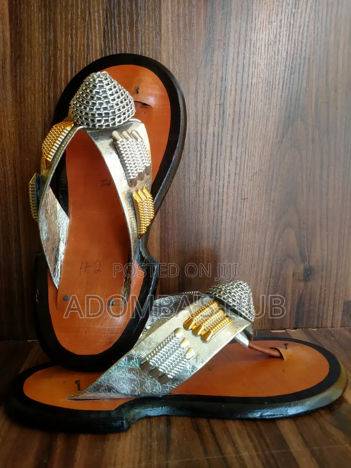 Adom Ahenema Traditional Slippers