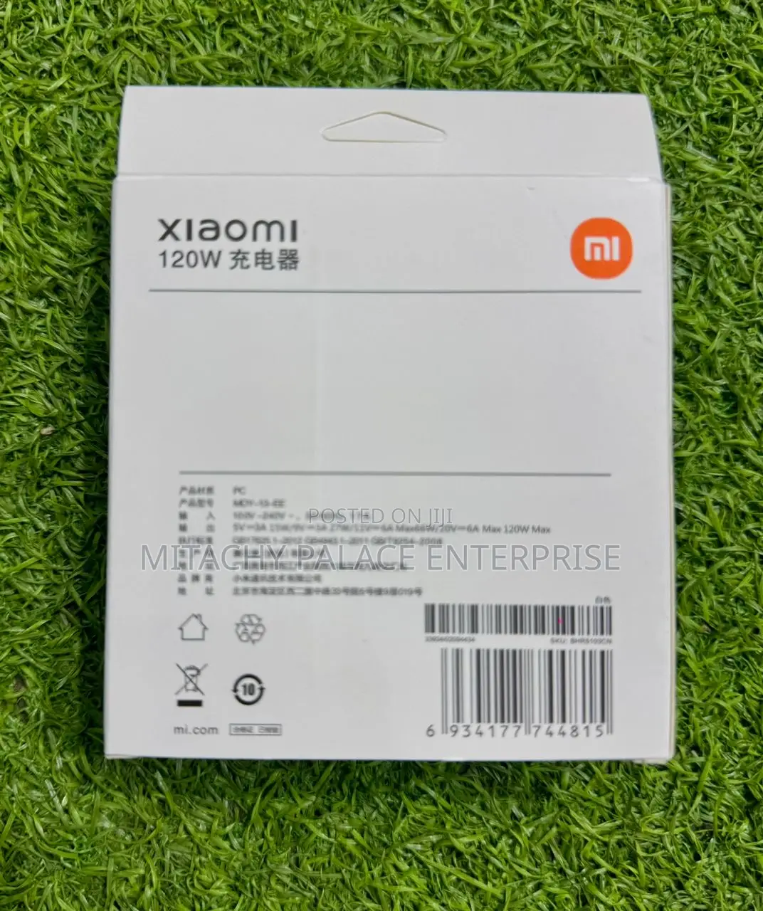 Xiomi 120w Type C Original Charger