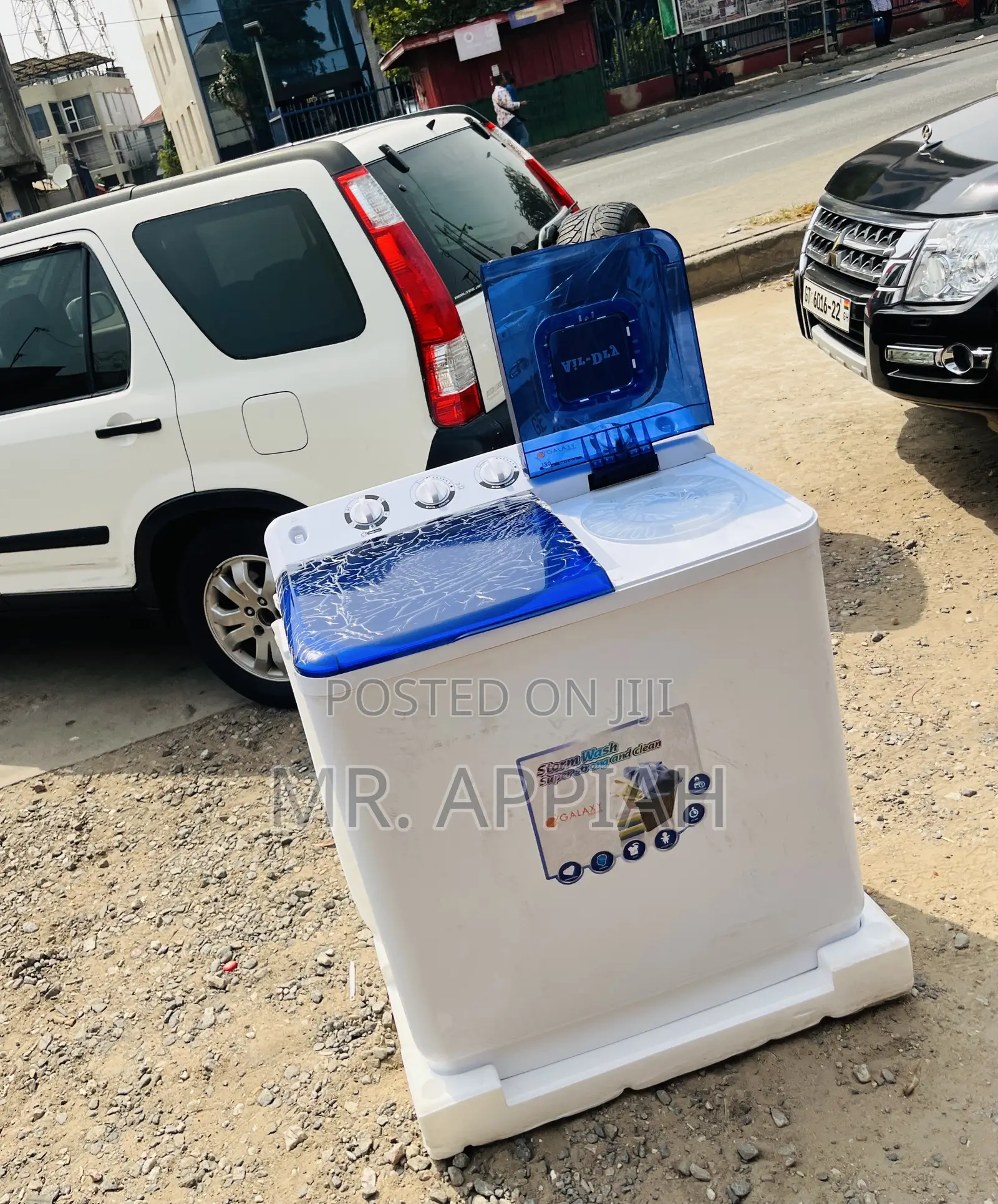 Shop Galaxy 13kg Twin Tab Electric Washing Machine.