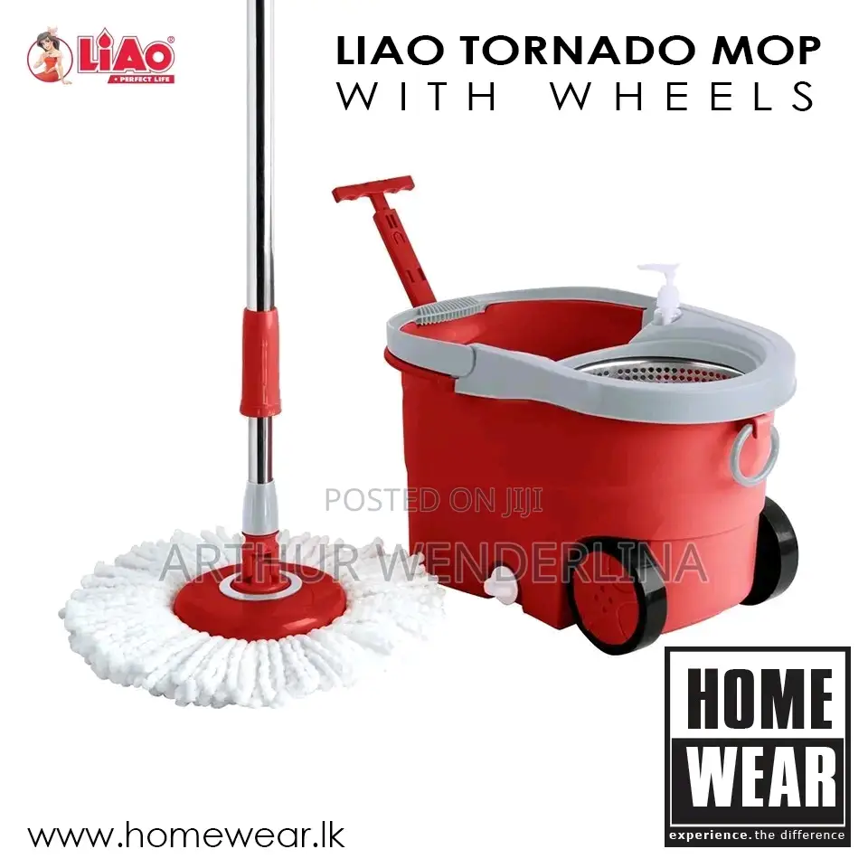 LIAO - Deluxe Tornado Mop With Wheels