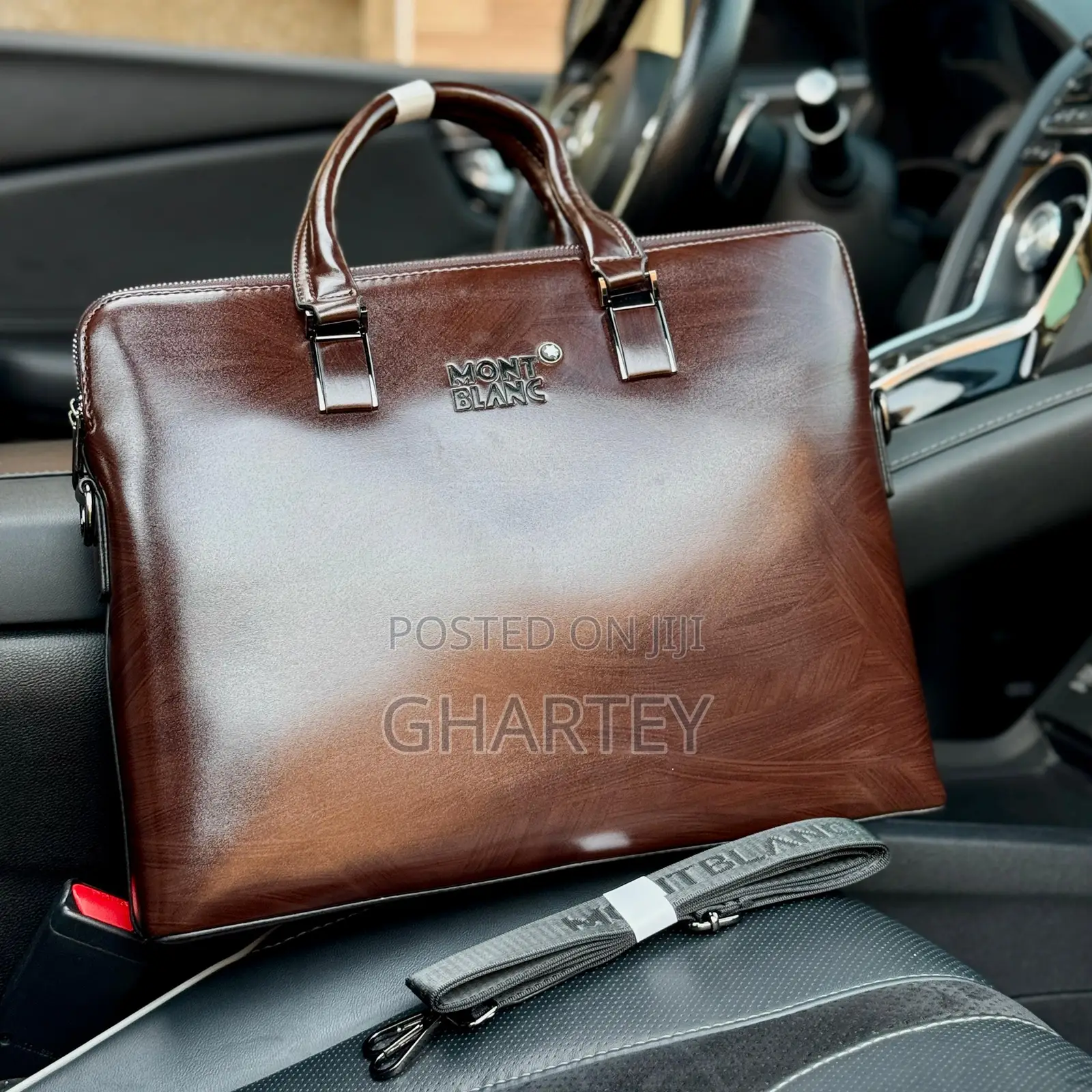 Attractive Genuine Men’S Leather Business Laptop Bag
