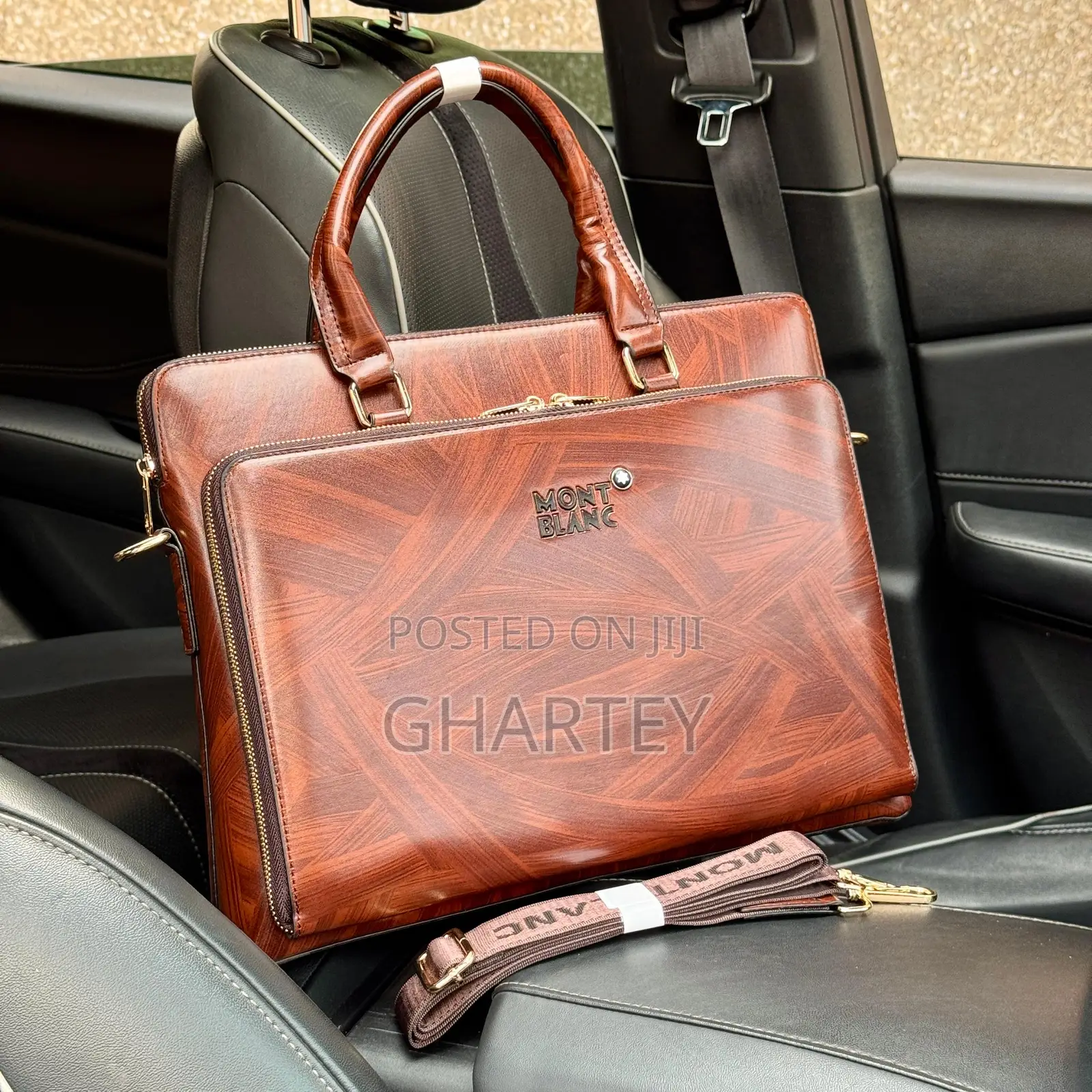 Attractive Genuine Men’S Leather Business Laptop Bag