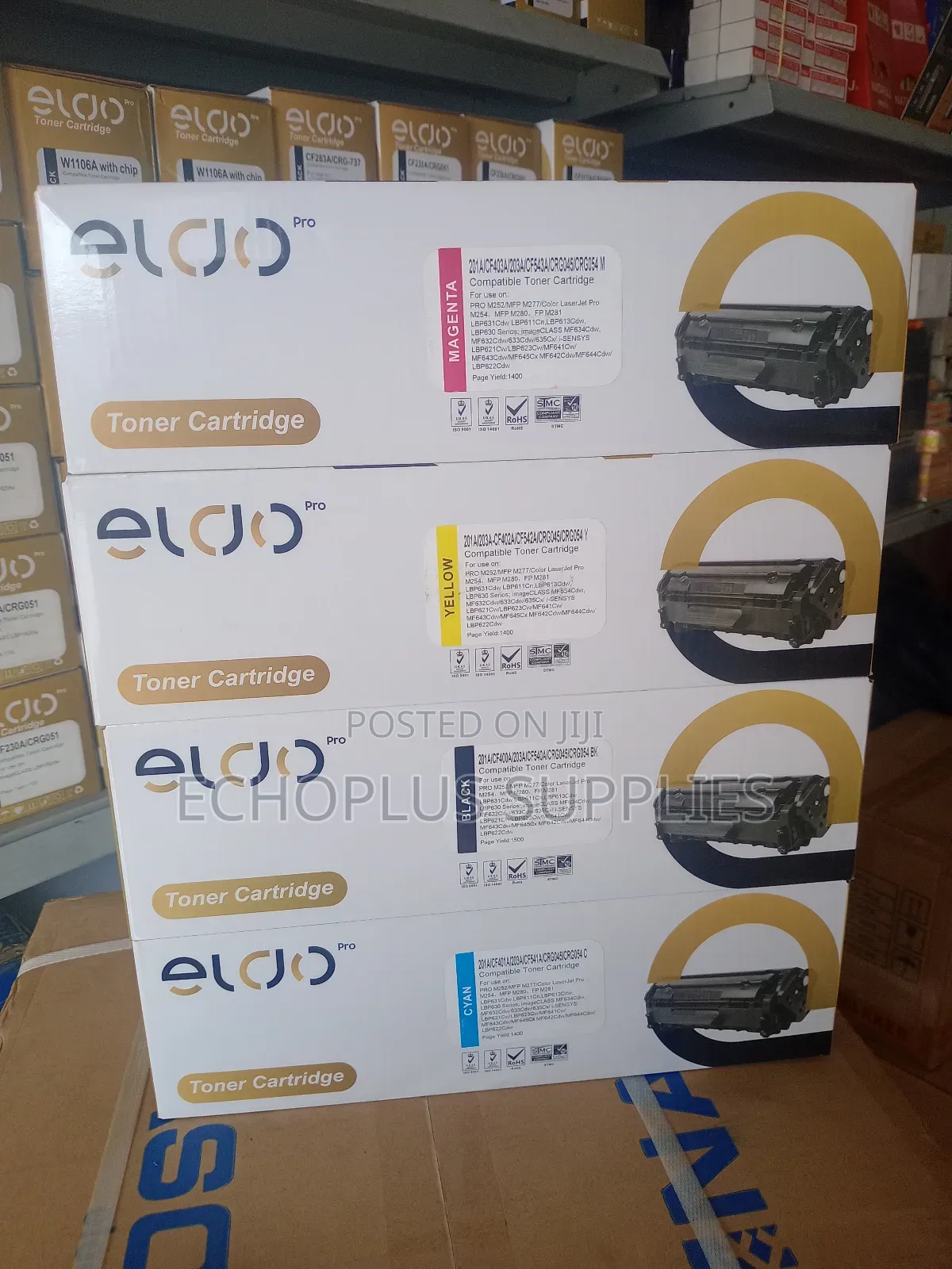Laser Toner Cartridge 203A Set/ 4 Colours