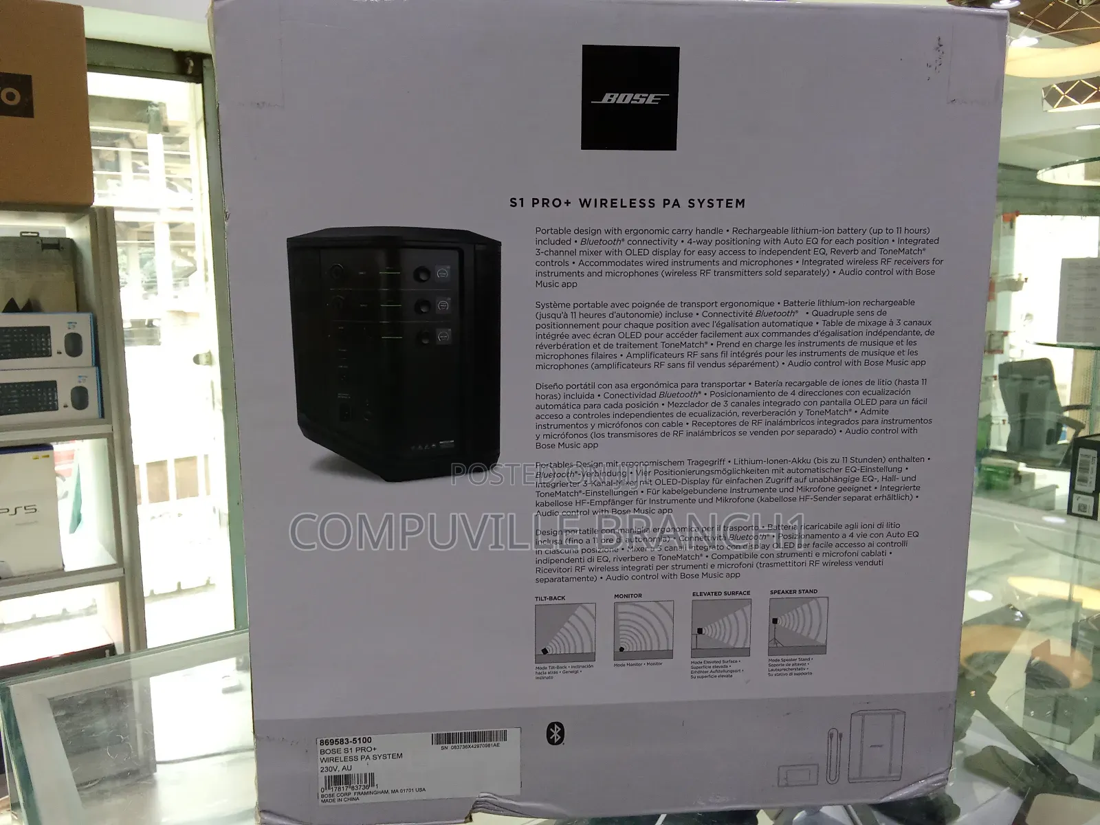 Bose S1 Pro +Wireless PA System