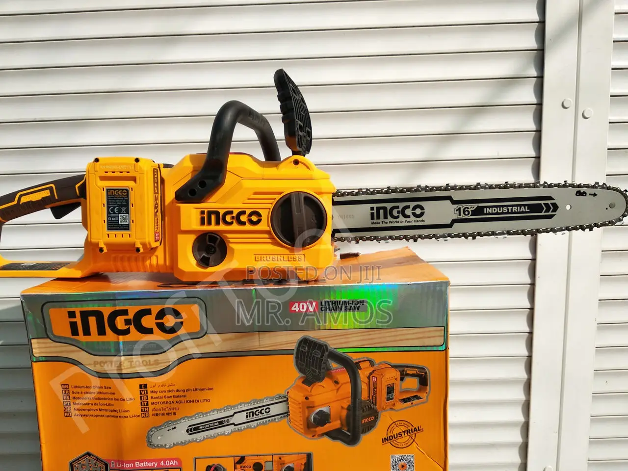 16 Inches Cordless Chainsaw With 2 Batteries - Cgsli401682