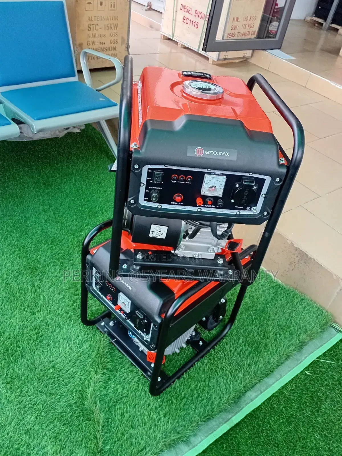 Ecogent Industrial 7kva 8000wats Ecoolmax Pertol Generator